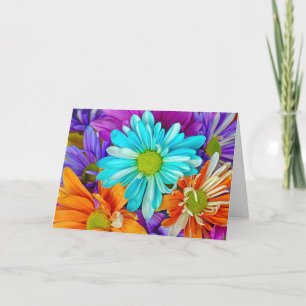 Daisy Birthday Bouquet Kort