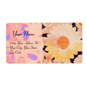 DAISY, blå röd rosa svart Fraktsedel