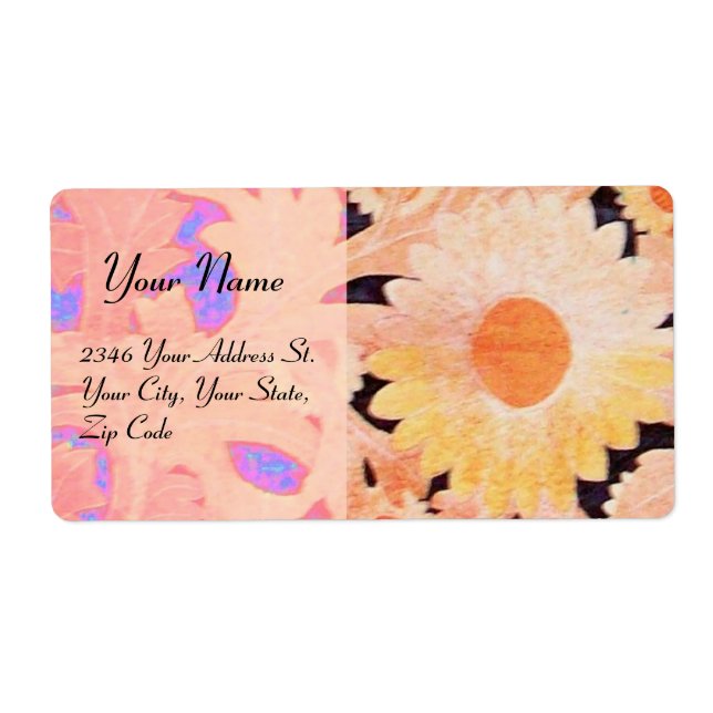 DAISY, blå röd rosa svart Fraktsedel (Framsidan)