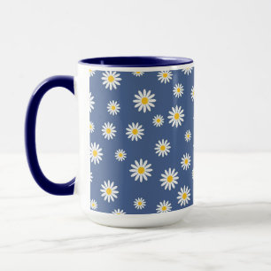 Daisy - blått ljus mugg