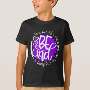 Daisy Bli Lila Kin för ökad medvetenhet om överdos T Shirt