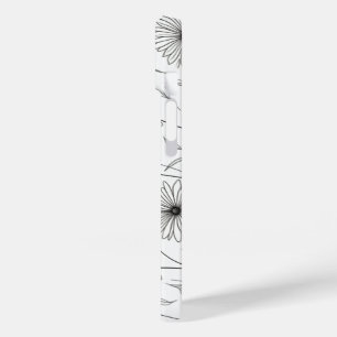 Daisy blomma teckning iPhone 14 caseser