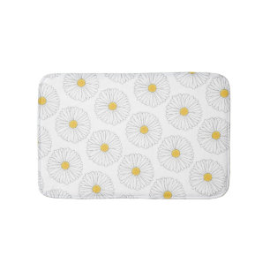 Daisy Blommar Flower Daisys Garden Party Blommigt Badrumsmatta