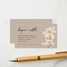 Daisy Blommigt Brun babystövel - hårbotten Tilläggskort