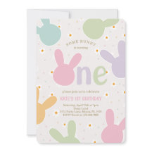 Daisy Blommigt Bunny 1:a födelsedag