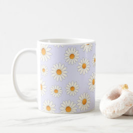 Daisy Blommigt Mugg - schaktfull blomkaffe i Mönst