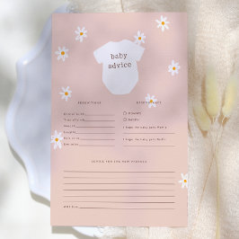 Daisy Blommor Boho Baby Förutsägelse & Rådgivnings
