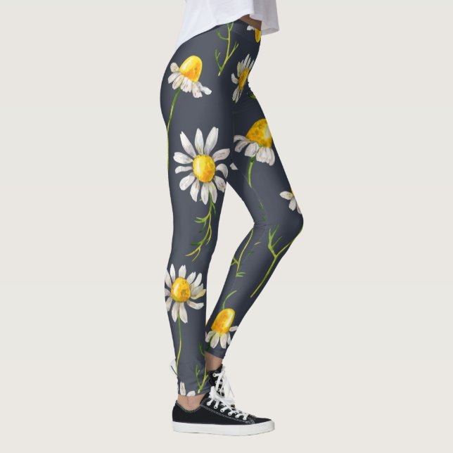 Daisy blommor leggings (Höger)