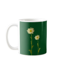 Daisy blommor med grönt - sommar