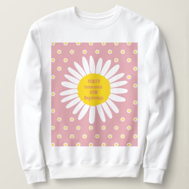 Daisy Blommor mönster - Renhetsgrad, citat av Osku T Shirt (Design framsida)