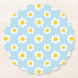Daisy blommor underlägg papper