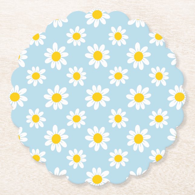 Daisy blommor underlägg papper (Framsida)