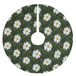 Daisy Bloom sömlös mönster + dina idéer Julgransmatta Borstad Polyester