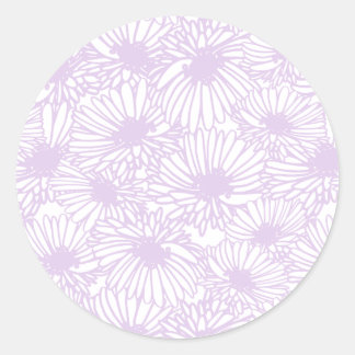 Daisy Blooms - Airy Lilac Runt Klistermärke