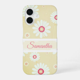 Daisy Blooms: Minimalistiskt Blommönster