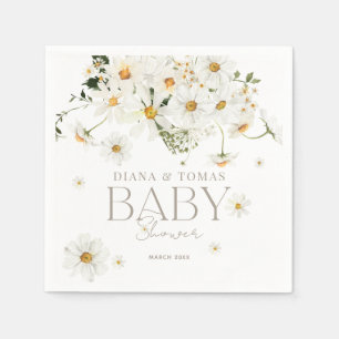 Daisy Boho Baby i Bloom Shower Pappersservett