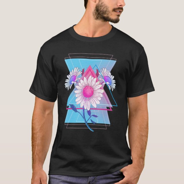 Daisy Botaniska trädgårdsvågor - 90-talets Daisy F T Shirt (Framsida)