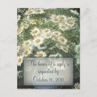 Daisy Bouquet-Bröllop OSA-svarskort OSA Kort