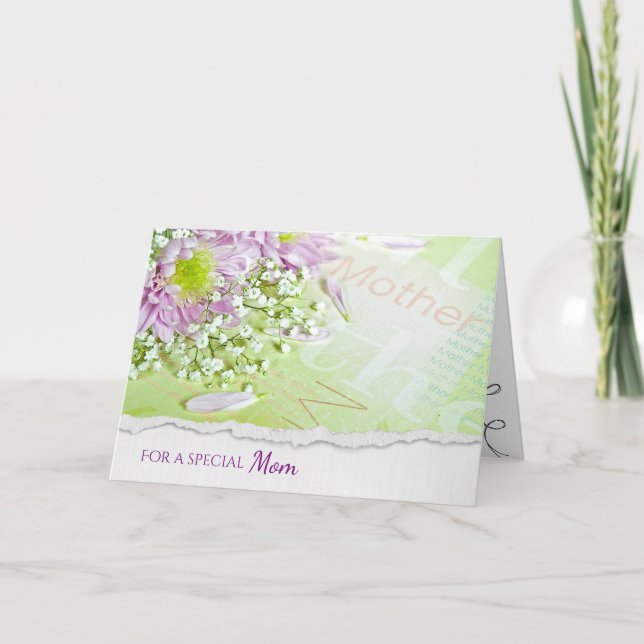 daisy bouquet för Mamma födelsedag Kort (Framsida)