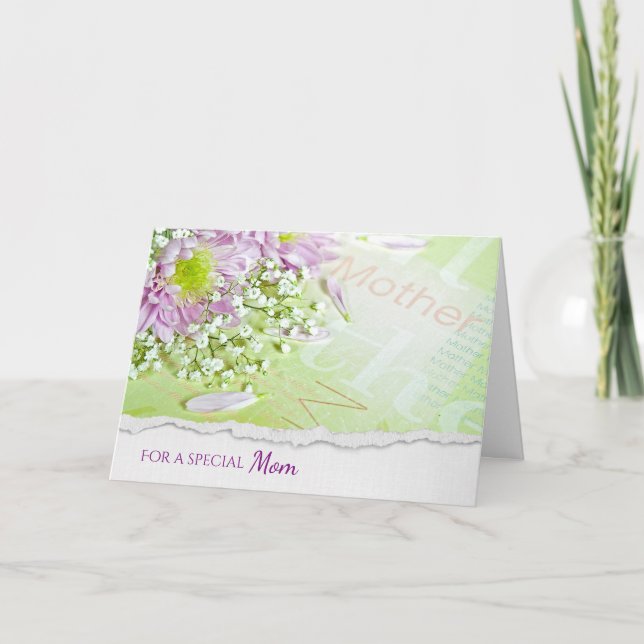 daisy bouquet för Mors dag Kort (Framsida)