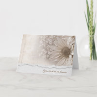 daisy bouquet med torn kant gräns