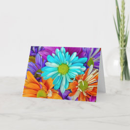 Daisy Bouquet Namn Day Kort