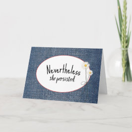 Daisy Bouquet på Denim Kort