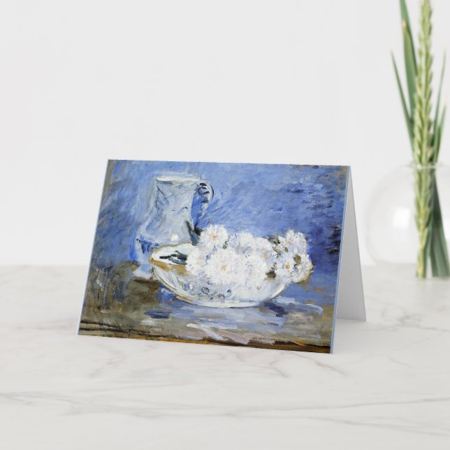 Daisy, bra konsmålning av Berthe Morisot. Kort (Framsida)