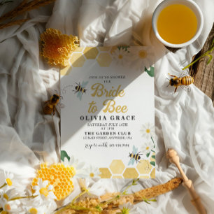 Daisy Bride to Bee bröllopsfest inbjudan