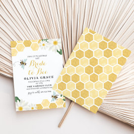 Daisy Bride to Bee bröllopsfest inbjudan