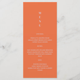 Daisy Bröllop Menu Meny