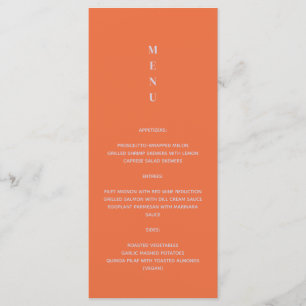 Daisy Bröllop Menu Meny