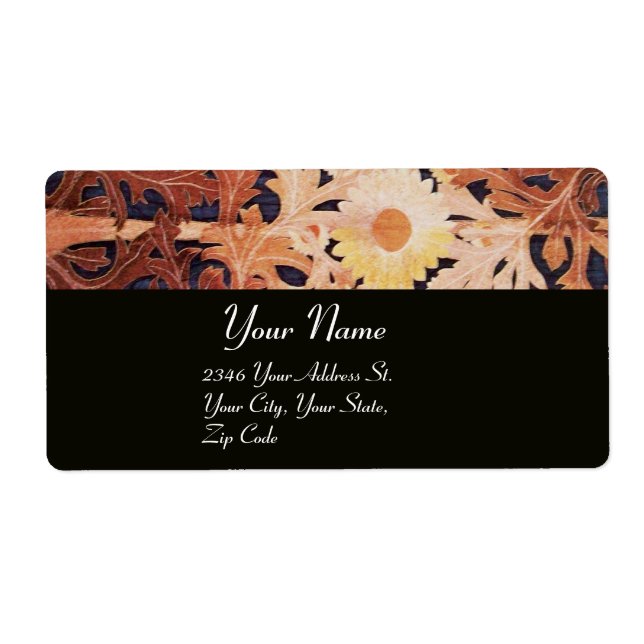 DAISY, brun gult svart Fraktsedel (Framsidan)