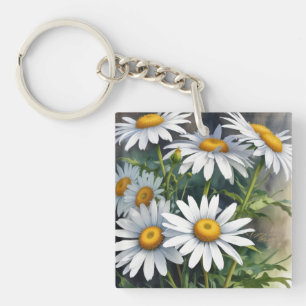 Daisy Bunch of Flowers Elegant Watercolor