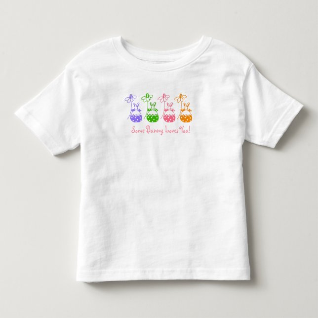 Daisy Bunny flickans t-shirt (Framsida)