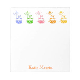 Daisy bunny note pad anteckningsblock