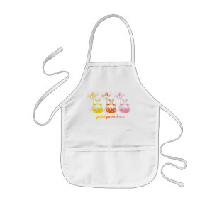 daisy bunny pastellplattor barnförkläde