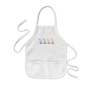 daisy bunnys barns apron barnförkläde
