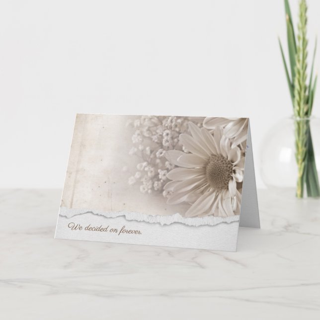 daisy buquet på årsdagen kort (Framsida)