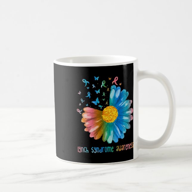Daisy Butterfly Lynch syndrom medvetenhet  Kaffemugg (Höger)