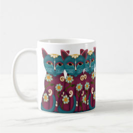 Daisy Cats Kaffemugg