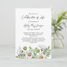 Daisy Celebration of Life Funeral