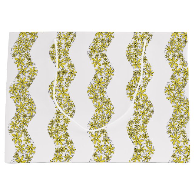 Daisy Chain Wiggly Flower Rand gult (Framsidan)
