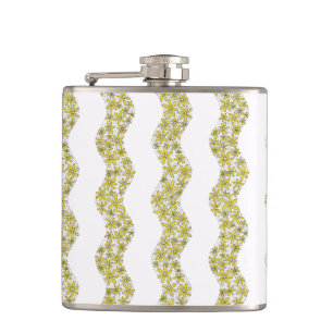 Daisy Chain Wiggly Flower Rand gult Fickplunta