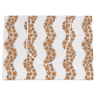 Daisy Chain Wiggly Flower Rand orange