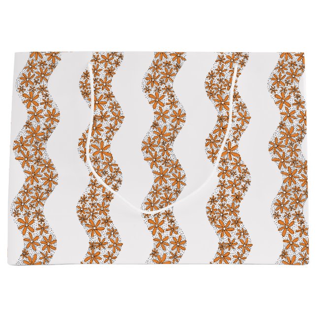 Daisy Chain Wiggly Flower Rand orange (Framsidan)