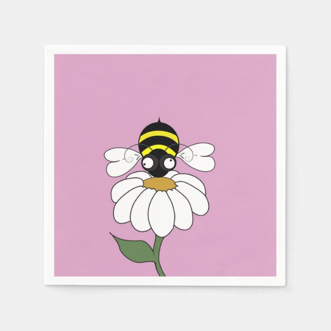 Daisy Cocktail Napkins Pappersservett (Framsidan)