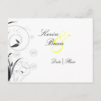 Daisy Collection Meddelande Vykort