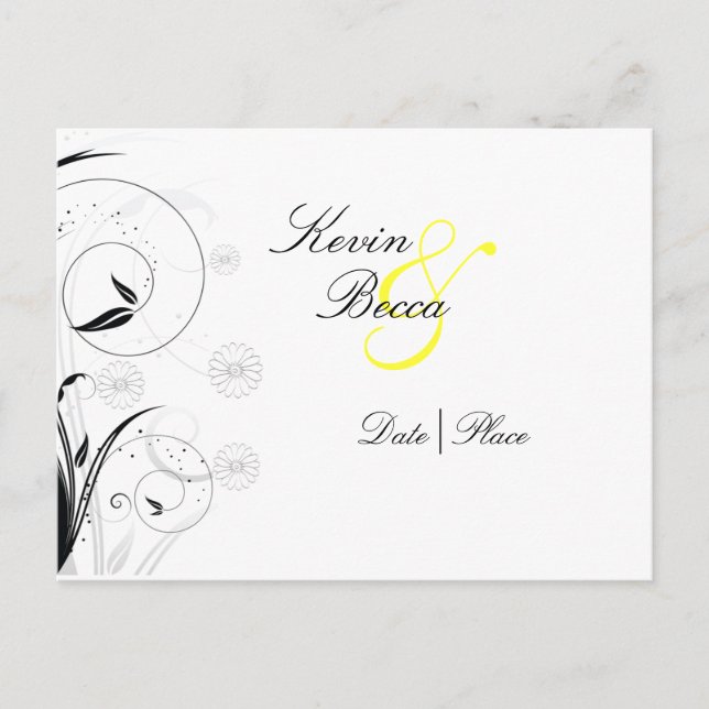 Daisy Collection Meddelande Vykort (Framsida)