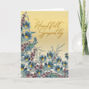 Daisy Comfort - Hjärtfilt sympati vattenfärg Kort